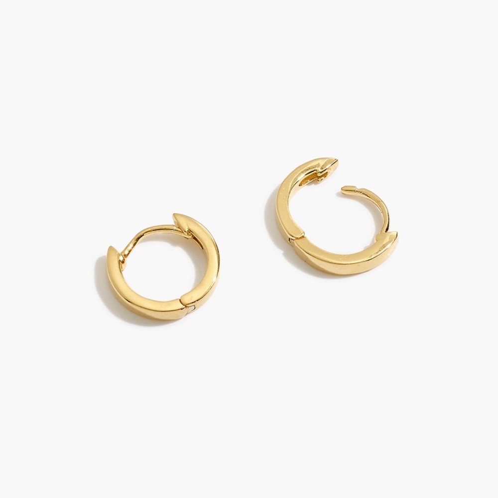 Madewell delicate collection Demi-fine huggie mini hoop earring